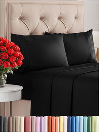 More than Basic Comfy Breathable & Cooling Bed Sheets Set - Real Life Co