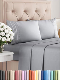 More than Basic Comfy Breathable & Cooling Bed Sheets Set - Real Life Co