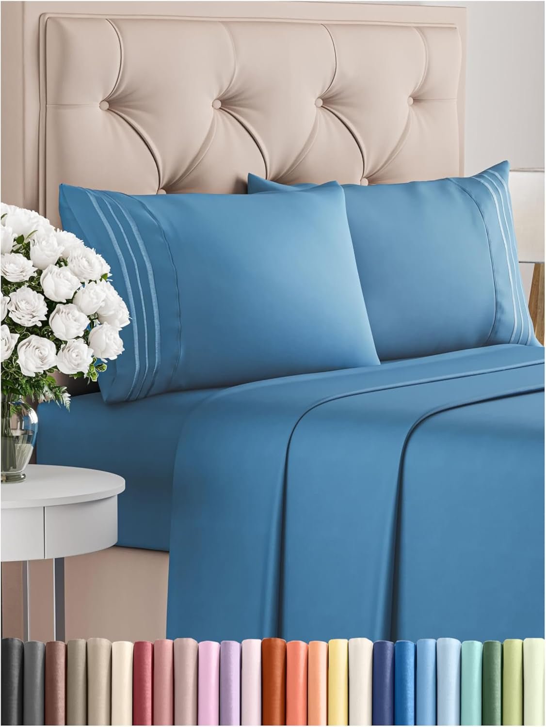 More than Basic Comfy Breathable & Cooling Bed Sheets Set - Real Life Co