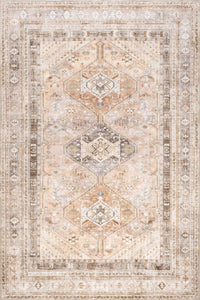 Neriah Medallion Washable Rug - Real Life Co