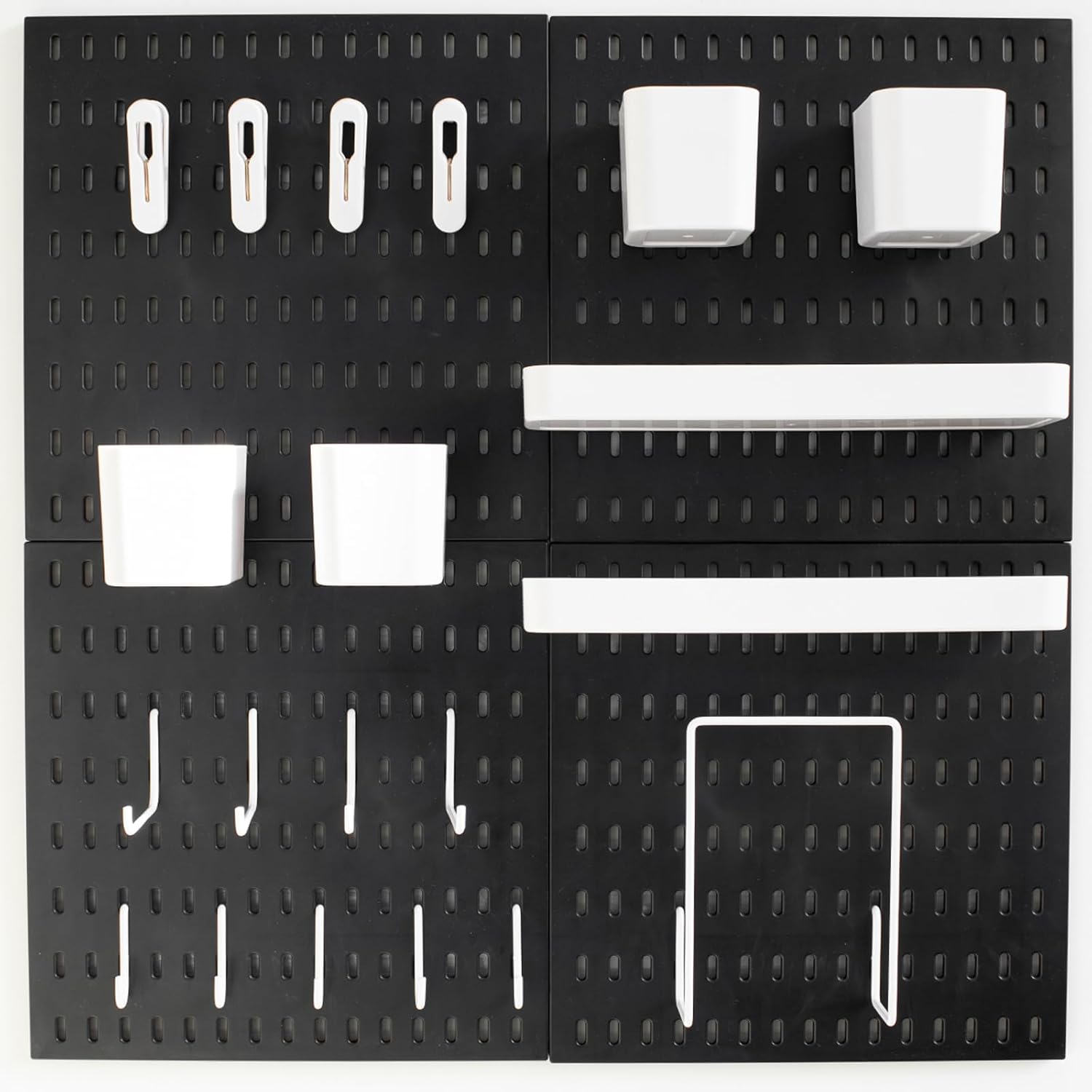 Pegboard Kit, 25.2" X 25.2" Organizer Panel – Nail - Free - Real Life Co