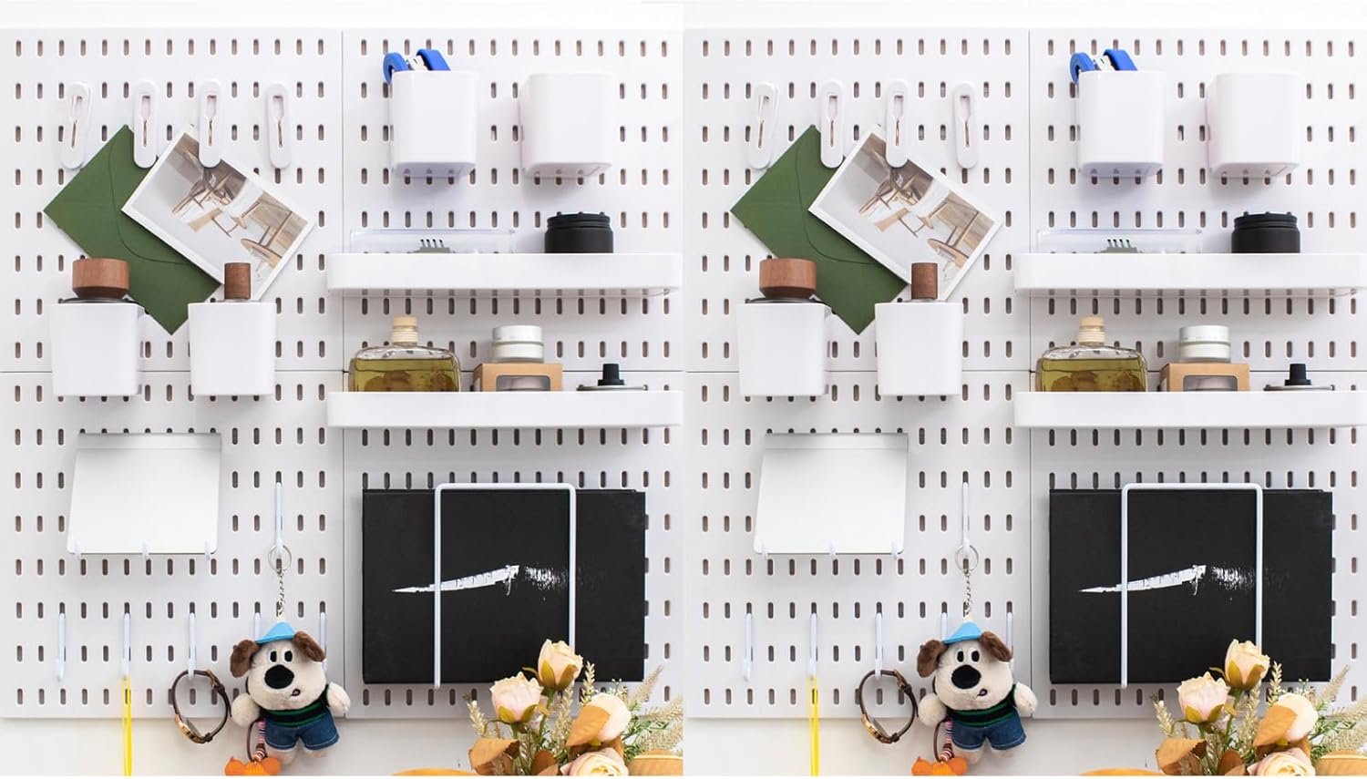 Pegboard Kit, 25.2" X 25.2" Organizer Panel – Nail - Free - Real Life Co