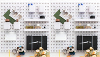 Pegboard Kit, 25.2" X 25.2" Organizer Panel – Nail - Free - Real Life Co