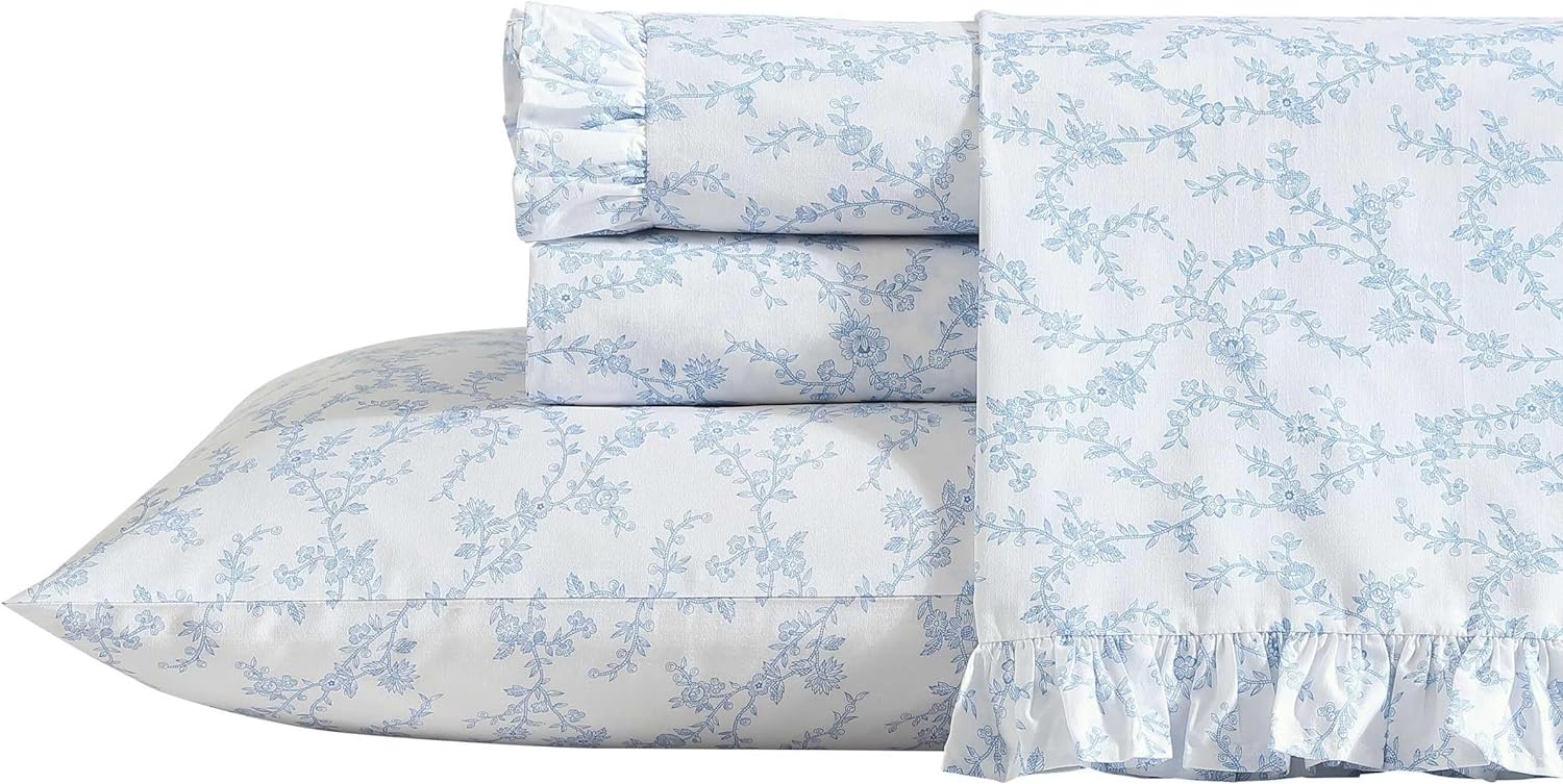 French Girl Floral Percale Sheets