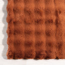 Plush Cloud Washable Rug in Brick - Real Life Co