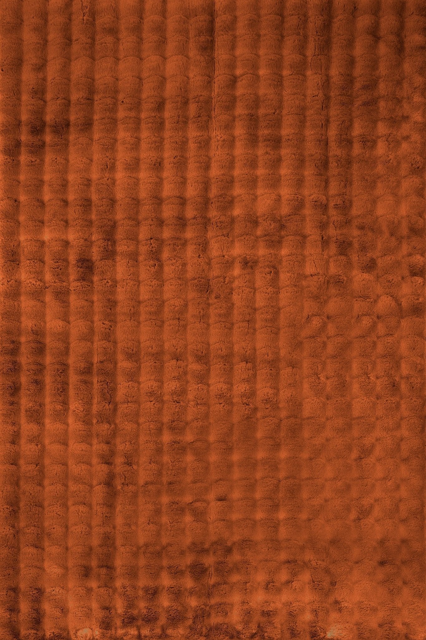 Plush Cloud Washable Rug in Brick