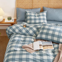 Point Dune Cotton Duvet Cover Set - Real Life Co