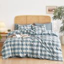 Point Dune Cotton Duvet Cover Set - Real Life Co