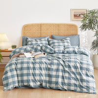 Point Dune Cotton Duvet Cover Set - Real Life Co