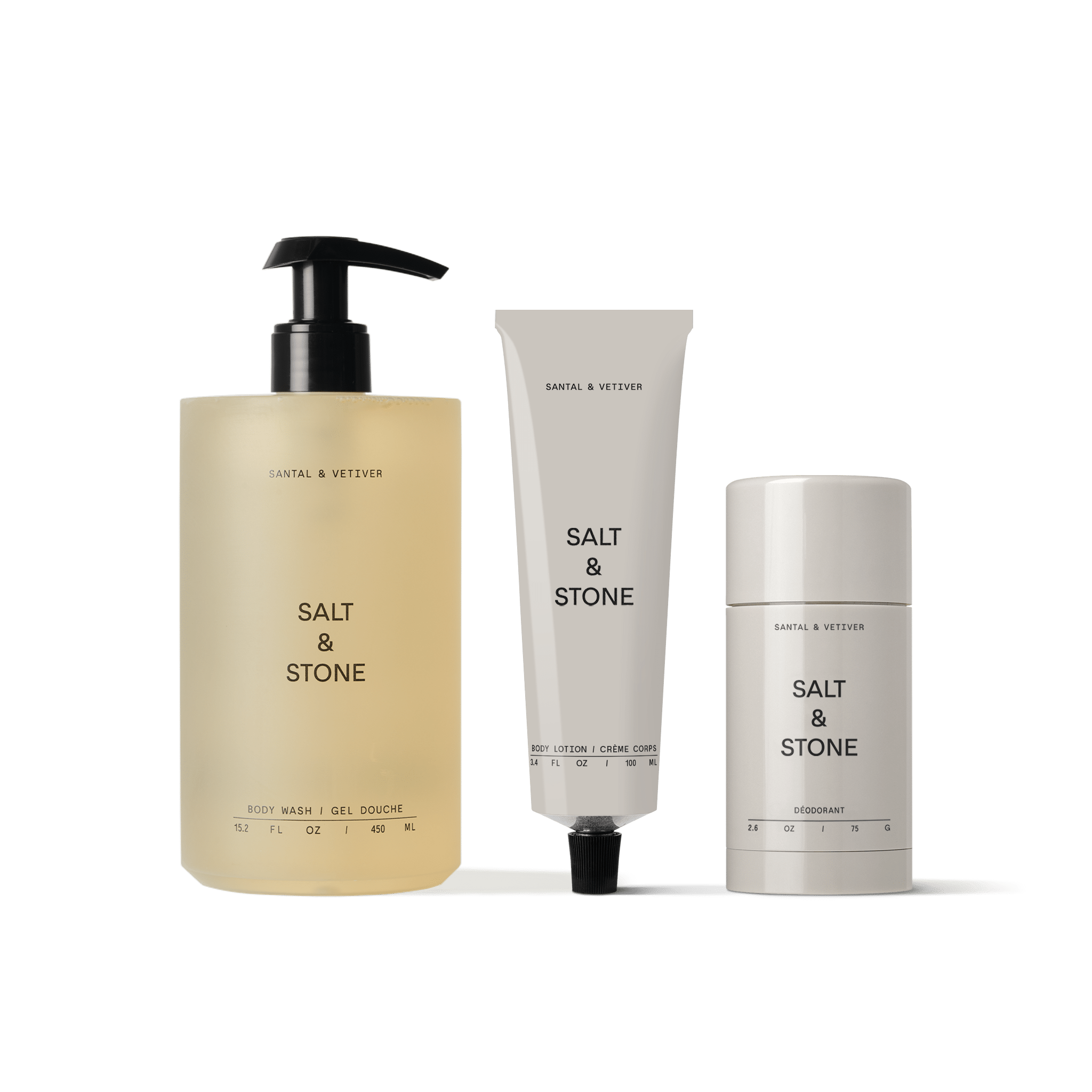 Salt & Stone Body Set