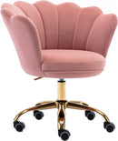 Seashell Back Swivel Vanity Desk Chair - Real Life Co