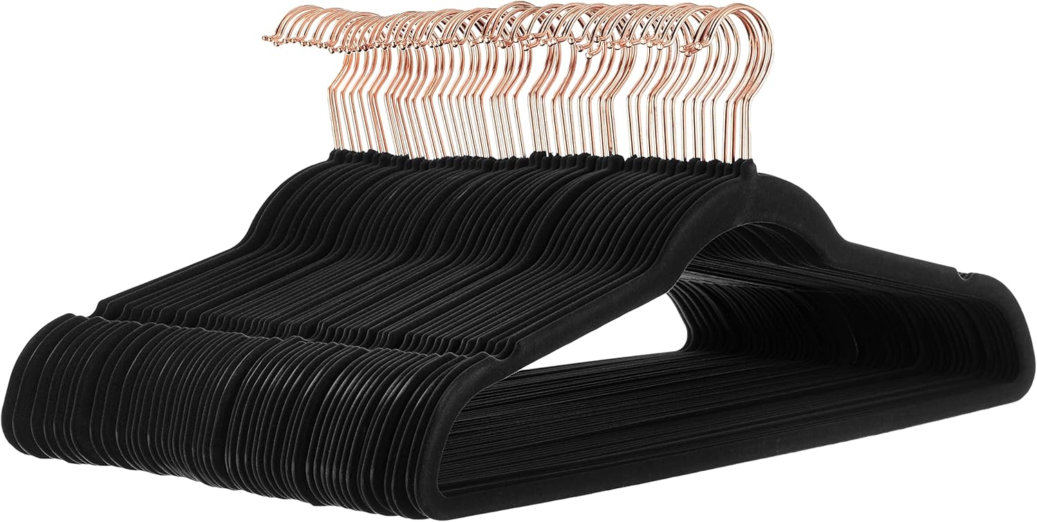 Slim Velvet, Non - Slip Clothes Hangers - Real Life Co