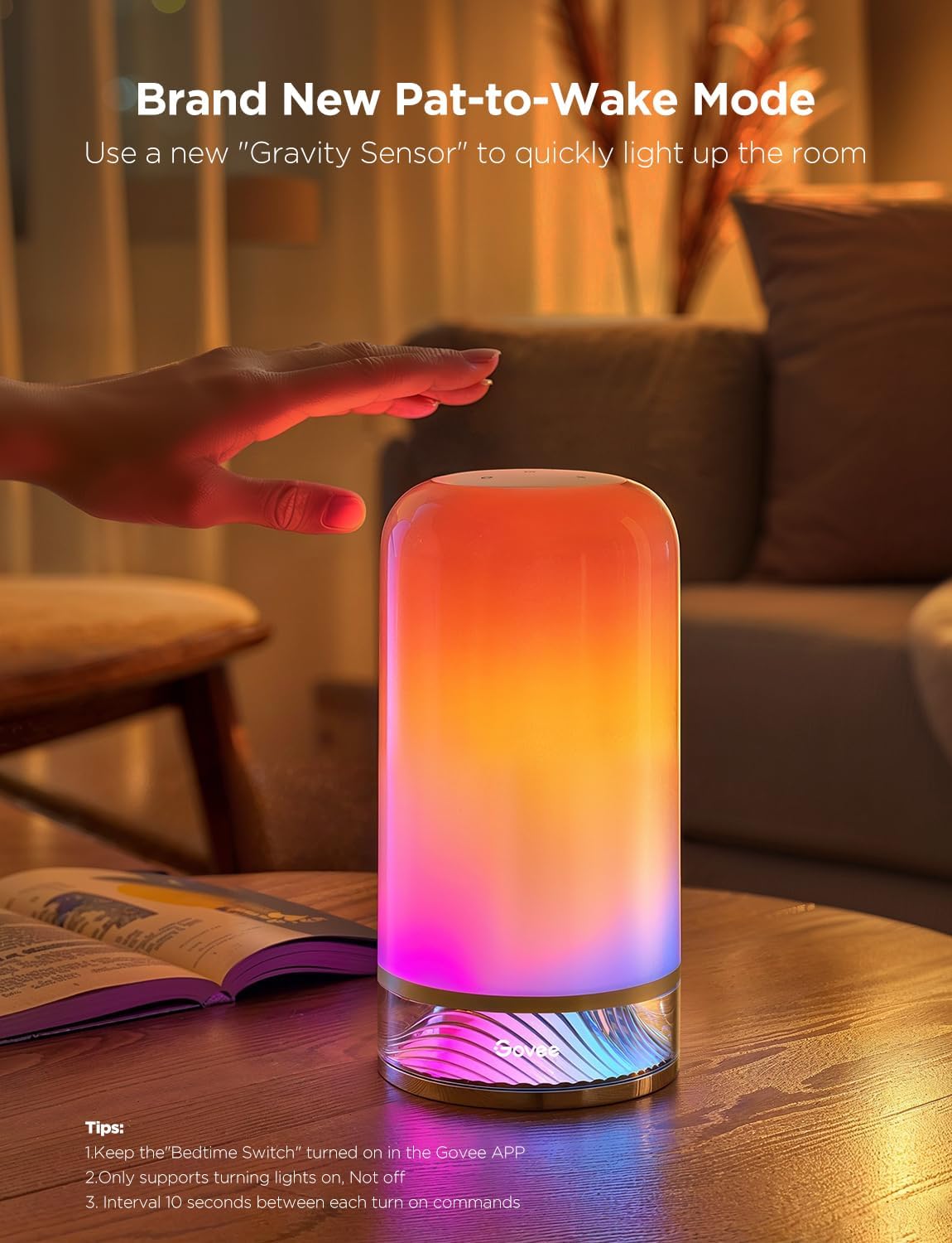 Smart Table Lamp Touch with 64 Scene Modes, Color Changing Lamp - Real Life Co