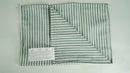 Striped Cotton Linen Blended Dinner Cloth Napkins - Set of 12 - Real Life Co