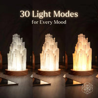 The Cleanse - All Selenite Lamp - 2 Pounds of Healing Power - Real Life Co
