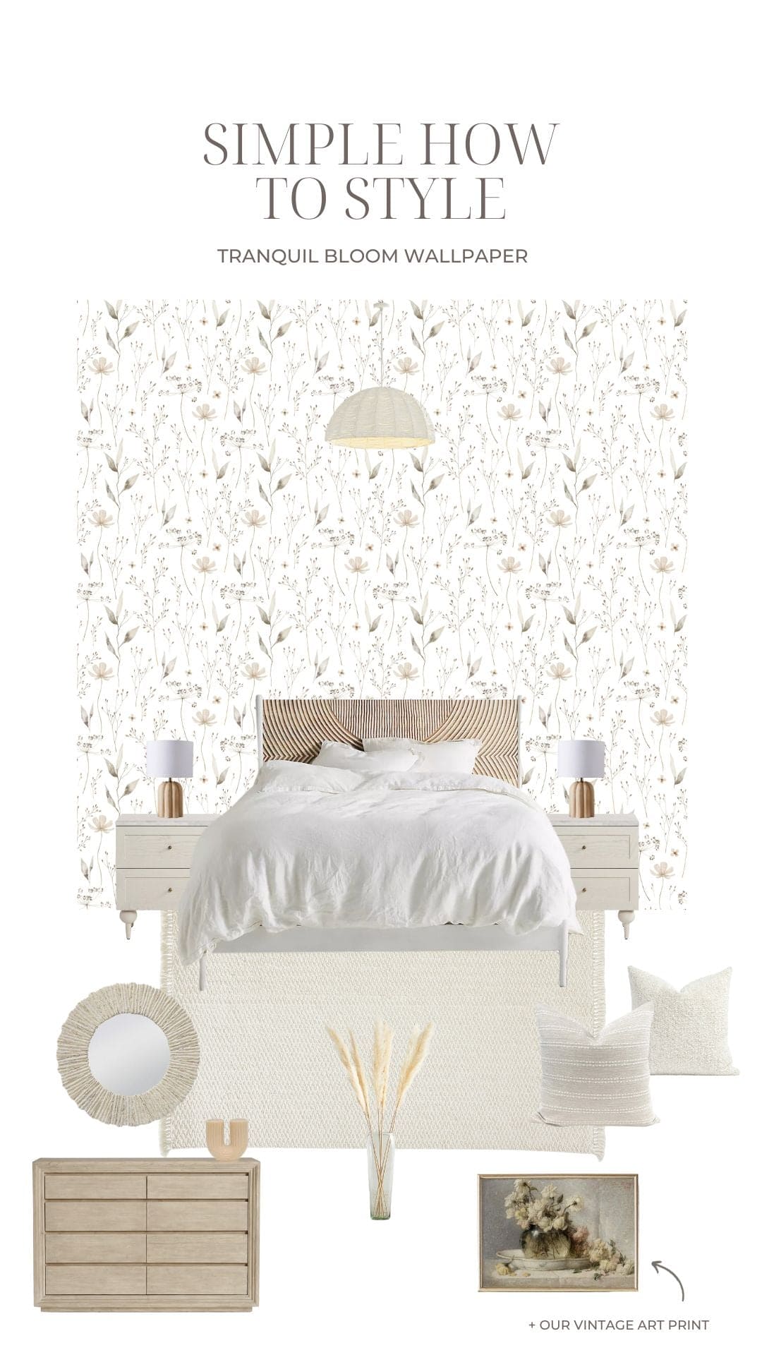 Tranquil Bloom Wallpaper - Real Life Co