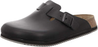 Unisex Adult Boston Super Grip Leather Clogs - Real Life Co.