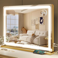 Vanity Mirror with Lights with 3 Color Dimmable LED Lighting - Real Life Co