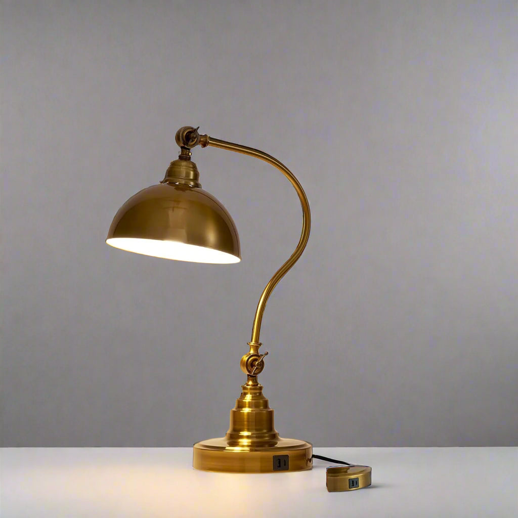 Vintage Gold Desk Lamp Decorative Table Lamp
