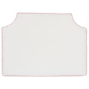 White with Blush Pipe Headboard - Real Life Co