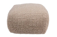 Wool and Cotton Pouf - Real Life Co