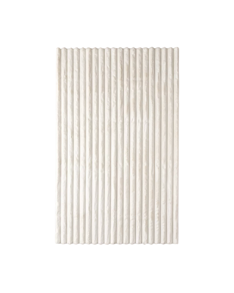 Kelsi Striped Faux Rabbit Washable Rug